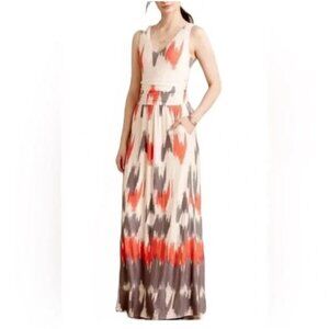 Anthropolgie Vanessa Virginia ikat maxi with pockets